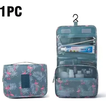 Kosmetická taška Voděodolná cestovní kosmetická taška na zavěšení - Modrá