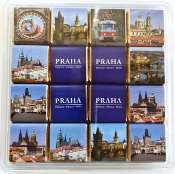 Cukrovinka CHOCO POLA CHOCOPOLA Čokoládové puzzle Praha, 80g
