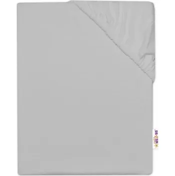 Prostěradlo Dětské jersey prostěradlo do postýlky - sv. šedá, 120x60cm