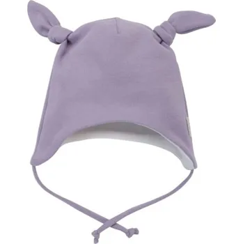 Kojenecká čepice Pinokio Kojenecká čepička na zavazování, My Garden, lila, vel. 74