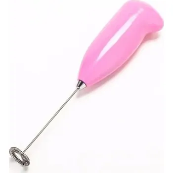 Ruční šlehač | šlehač na mléko, vajíčka... - Růžová