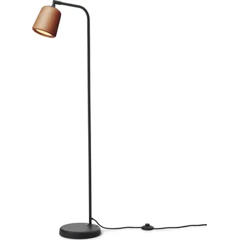 Lampička New Works stojací lampa Materiál, červená barva, terakota, výška 125 cm terakota, černá 1 x 7 W LED - Doprava zdarma
