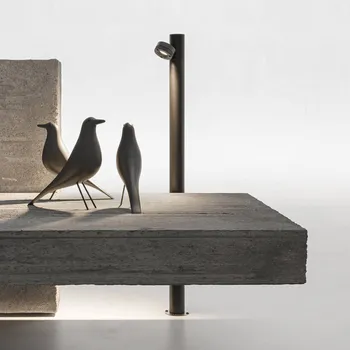 Venkovní osvětlení Karman LED světlo na cestu Jaco, 90 cm, hnědé, hliník, 1 světlo. - Délka připojovacího kabelu 50 cm tmavě hnědá 1 x 2,9 W LED - Doprava zdarma