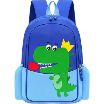Školní batoh Batoh, aktovka pro předškoláka Dino King - modrý