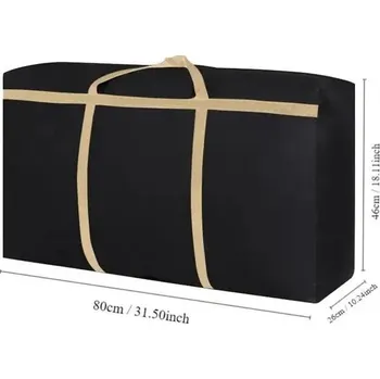 Cestovní taška Velká voděodolná taška na cestování | cestovní taška, úložná taška - 1ks Černá 105L