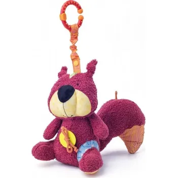 plyšák Niny Závěsná plyšová hračka s chrastítkem - Veverka Apia