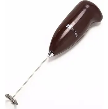 Šlehač mléka Ruční šlehač | šlehač na mléko, vajíčka... - Hnědá