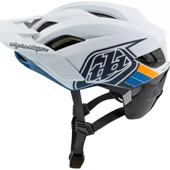 Cyklistická přilba Troy Lee Designs Flowline SE Badge Helmet 2023 light grey XS/S