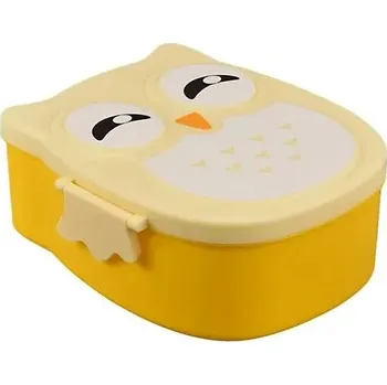 Svačinový box Svačinový box pro děti s přihrádkami | krabička na jídlo, dětský box - 1ks žlutá