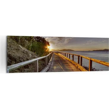 Obraz Velký obraz do obýváku 160x50 krajina moderní na plátně obrazy