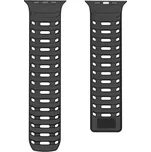 Řemínek DUX DUCIS pro Apple Watch 42 / 44 / 45 / 46 / 49mm - široký - silikonový - černý