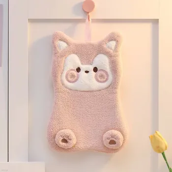 Malý dětský ručník s výšivkou | osuška pro děti - růžový