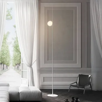 Lampička Stojací lampa Karman Atmosphere, bílá, 178 cm, plast - Ø základny 30 cm; délka připojovacího kabelu 400 cm bílá matná, bílá 1 x 18 W LED - Doprava zdarma