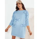 Dámské šaty DSTREET GASTOR SVĚTLE MODRÁ unisize