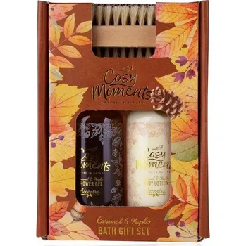 Kosmetická sada Accentra COSY MOMENTS, sada péče o tělo s kartáčkem, 3dílná