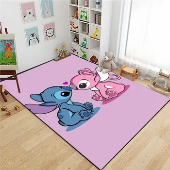 Dětský pokoj Velký koberec s motivem Lilo a Stitch - Q,120x160cm
