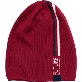Čepice Jarní, podzimní čepice FUTURE, červená, 40-46 cm