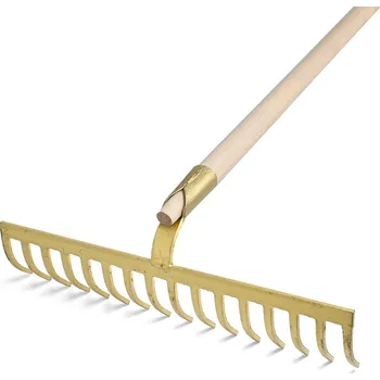 Hrábě Hrábě kované profi zlaté s násadou 170cm - 16hroté