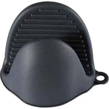 Chňapka Silikonová chňapka na vaření | chňapky do kuchyně | silikonová rukavice - 1ks černá