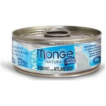 Krmivo pro kočku 6ks MONGE NATURAL atlantický tuňák pro kočky 80g