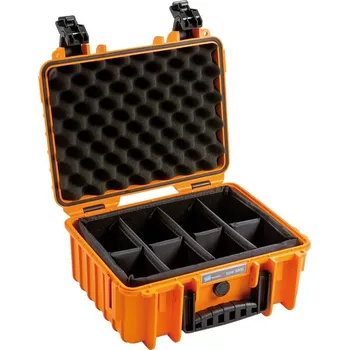 B&W Outdoor Cases Type 3000 / Orange (divider system)
