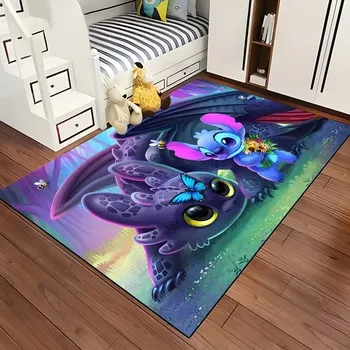 Dětský pokoj Velký koberec s motivem Lilo a Stitch - F,120x160cm