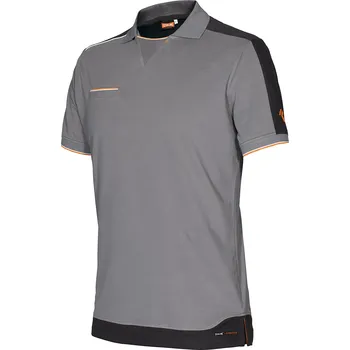 Pánské tričko Industrial Starter Tričko Extreme Stretch Polo Barva: Šedá, Velikost: L 8825NB-078-L