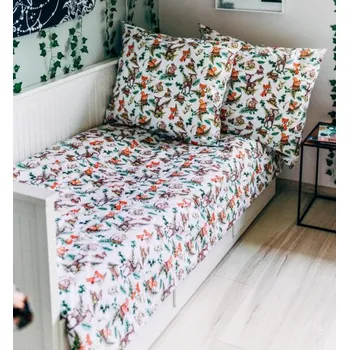 Povlečení Baby Nellys 2-dílné bavlněné povlečení - Baby Friends, bílá/béžová