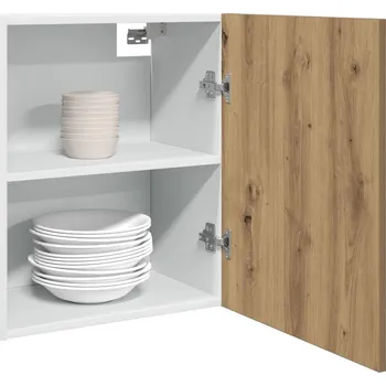 Příborník do zásuvky vidaXL Závěsné skříňky 2 ks "Lyon" řemeslný dub 50 x 31 x 60 cm, dřevěné