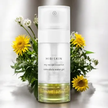 Pleťové sérum HIBISKIN - My Recipe Essence & Ampoule (Calendula Water Gel,Mugwort Soothing) - Unikátní essence a ampule pro mastnou a citlivou pleť s potřebou obnovení a zklidnění - 40ml,10ml