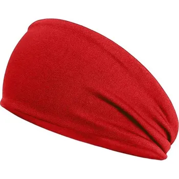Sportovní čelenka Elastická unisex sportovní čelenka - červená