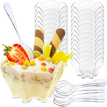 Dóza na potraviny Plastová dóza Allbag průhledná 90 ml, 24 ks