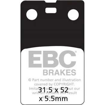 Brzdová destička Brzdové Destičky EBC FA099