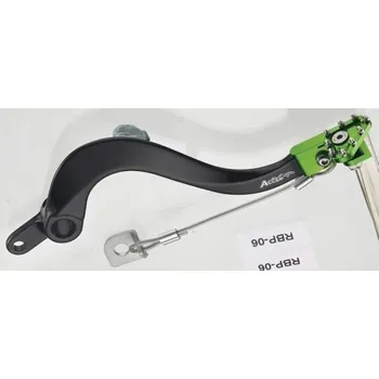 Brzdová páka ACCEL brzdová páčka nožní KAWASAKI KX 450F 06-18, KLX 450R 08-12 barva zelená KAWASAKI KLX450R rok 08-13