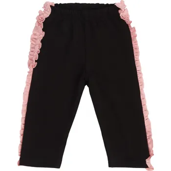 Kojenecký body Mamatti Kojenecké legíny s lampasy, Mašle - černé, vel. 74