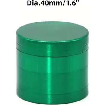 Kuchyňský mlýnek Kovový mlýnek na bylinky 4 vrstvy | bylinný mlýnek - zelený