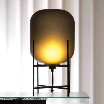 Lampička stolní lampa pulpo Oda Small, kouřově šedá leptaná/černá kouřově šedá leptaná, černá 1 x 2 W LED - Doprava zdarma