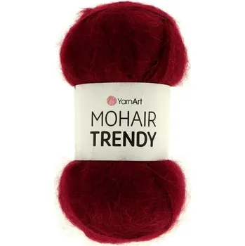 YarnArt Mohair Trendy 109 burgundy