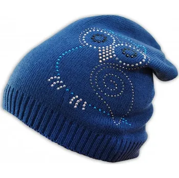 Čepice Jarní/podzimní čepice Sovička - jeansově modrá, Baby Nellys
