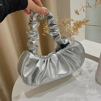 Kabelka Malá luxusní kabelka - Stříbrná