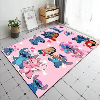Dětský pokoj Velký koberec s motivem Lilo a Stitch - H,120x160cm