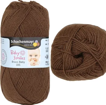 Příze Schachenmayr Baby smiles - bravo baby 185 - dětská, akryl Baby smiles - bravo baby: 1011 Hnědá