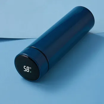 Termoska Nerezová termoska na čaj a kávu - Tmavě modrá,500ml