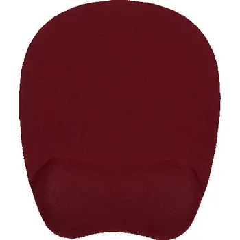 Podložka pod myš Powerton Podložka pod myš, ergonomická, paměťová pěna, vínově červená, Powerton WPEPE6-R