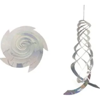 Odpuzovač zvířat Ochrana proti ptákům | odpuzovač s reflexní páskou - Stříbrná