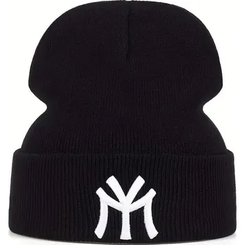 Čepice Zimní unisex čepice - černo bílá