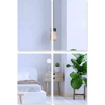 Zrcadlo Naklejki Lustrzane z pleksi Obdélníky 20x30 cm 4 ks