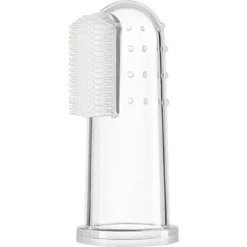 Kosmetika pro psa Kartáček na zuby pro psy a kočky tříhlavý | multifunkční čištění, chovatelské potřeby - průhledný