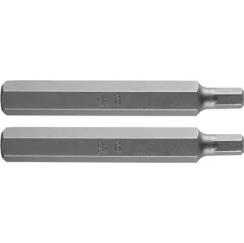 Autodílna HEX hrot 6 x 75 mm, S2 x 2 ks 10-982 NEO TOOLS