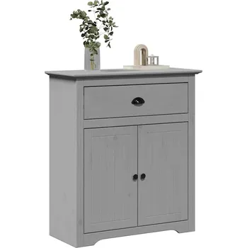 Předsíňová stěna vidaXL Předsíňová skříň "BODO" šedý 80x35x90 cm